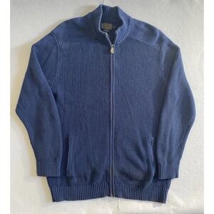 Pendleton Men's Dark Blue Size M Full Zip Cardigan Sweater